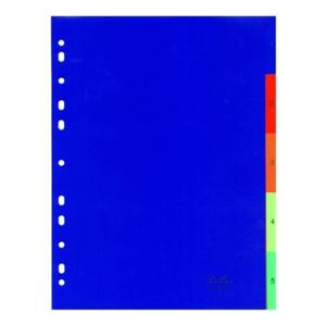 Picture of A4 Index 1 to 10 Rainbow