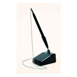 Picture of Desk Pen With Beaded Chain and Rotating Holder