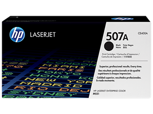 Picture of HP 507X | CE400X Black Toner Cartridge
