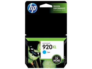 Picture of HP 920XL | CD972AE High Yield Cyan Ink Cartridge