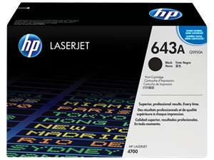 Picture of HP 643A | Q5950A Black Toner Cartridge